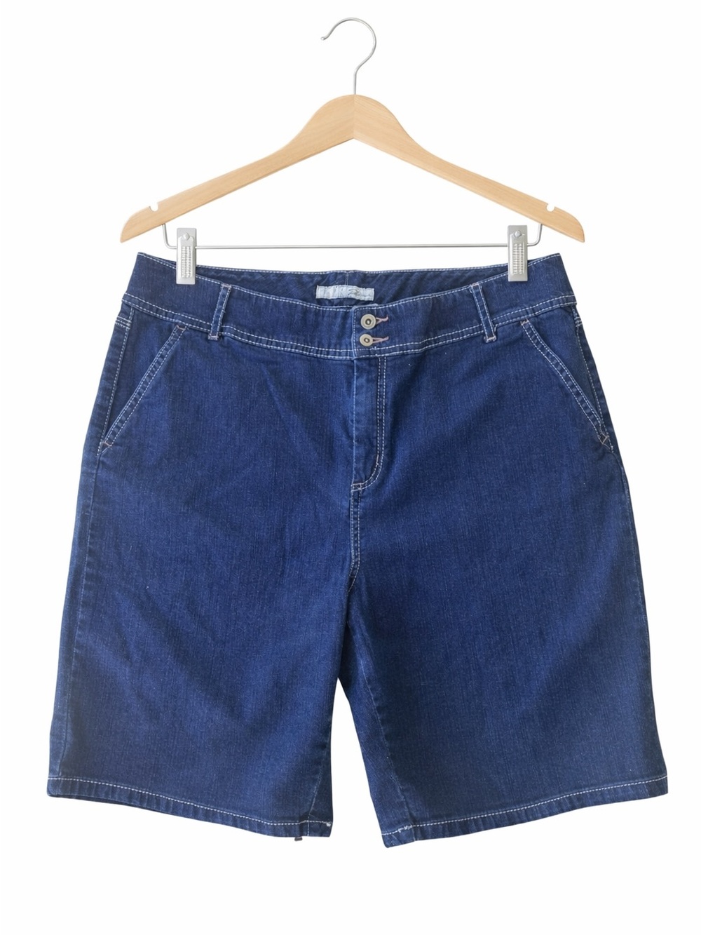 Women's Dark Blue Denim Shorts